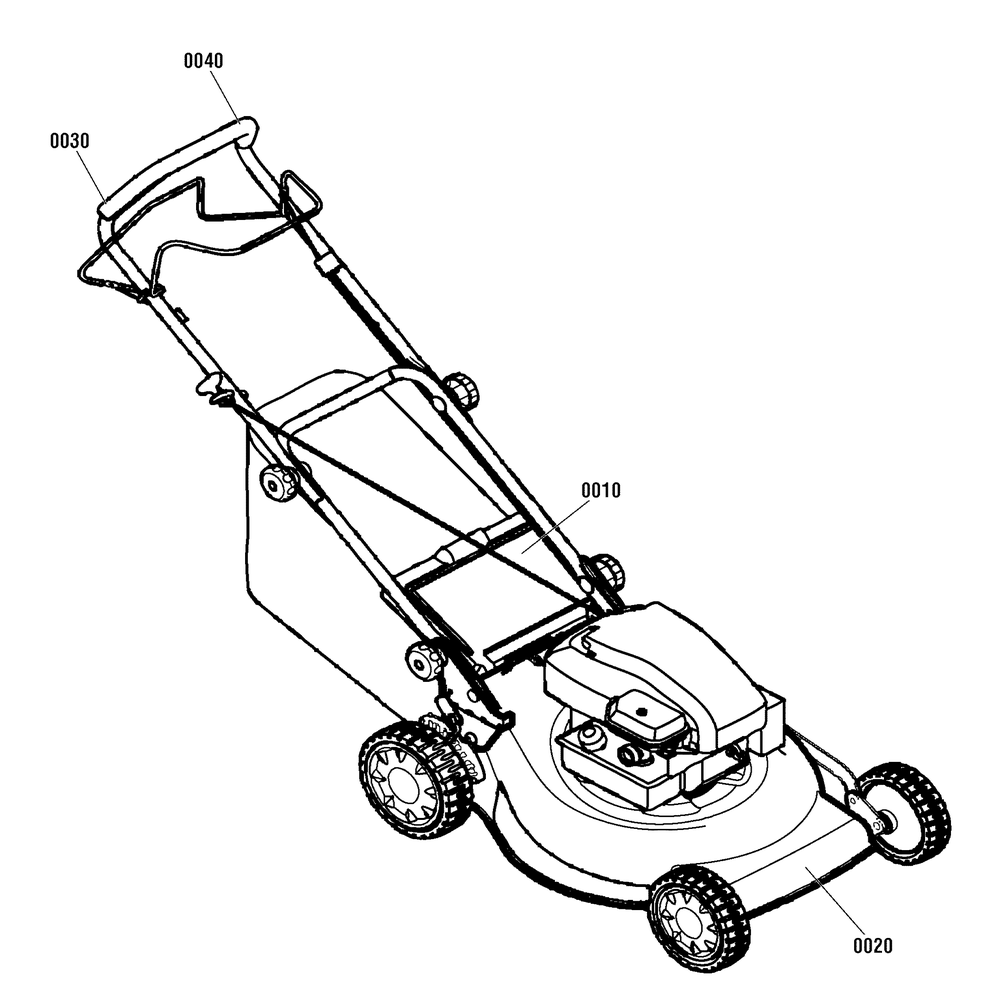 Decals Group Diagram and Parts List for 881424-CXM550 2011 Briggs and Stratton Lawn Mower
